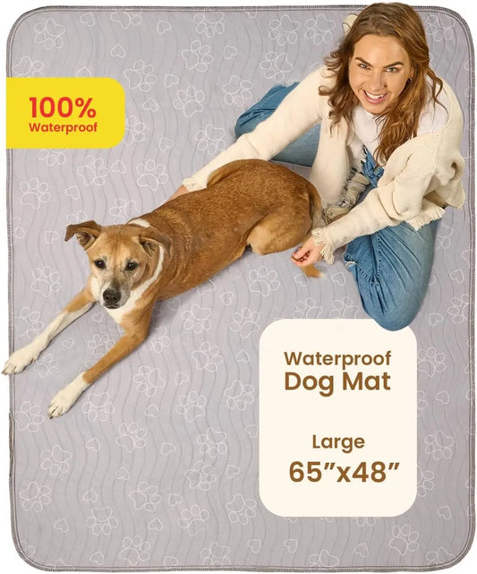 Improvia Washable Puppy Pads – Reusable Waterproof Dog Training Pads with High Absorbency, Quick-Drying & Leakproof Protection – Available in 4 Sizes